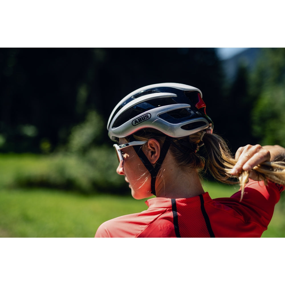 ABUS AirBreaker Yol Bisiklet Kaskı Pure White Large 59-61Cm