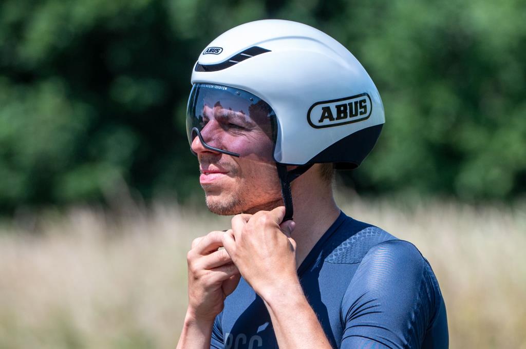 ABUS GameChanger 1.1 TT Time Trial ve Triathlon Kaskı Siyah Medium 54-58Cm