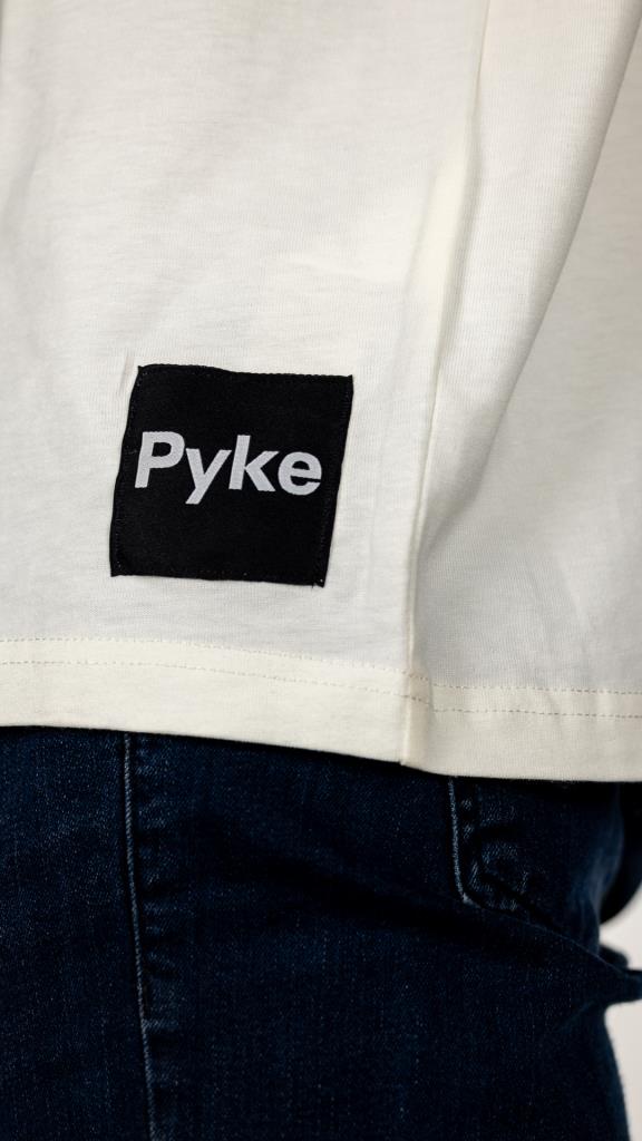 Beyaz Pyke Oversize Tişört - Görsel 12
