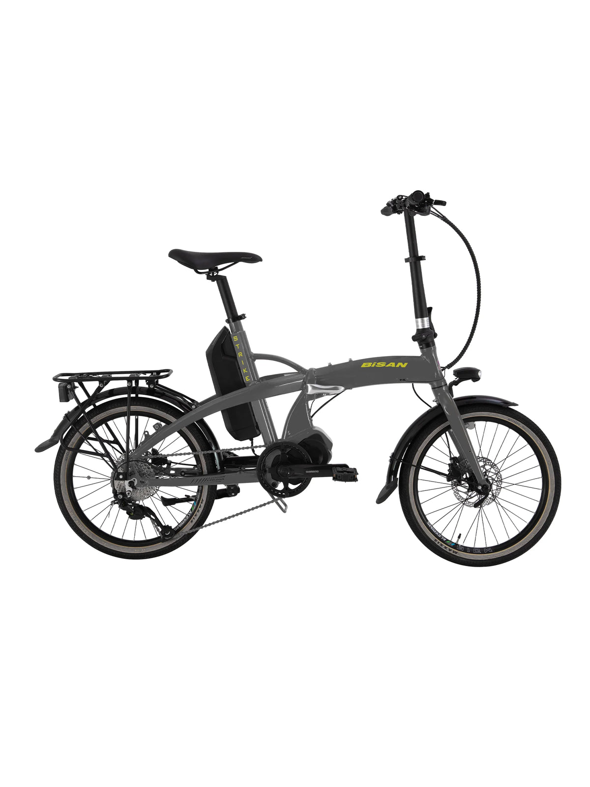 Bisan E-Folding Strike Elektrikli Katlanır Bisiklet Shimano Motorlu 2026