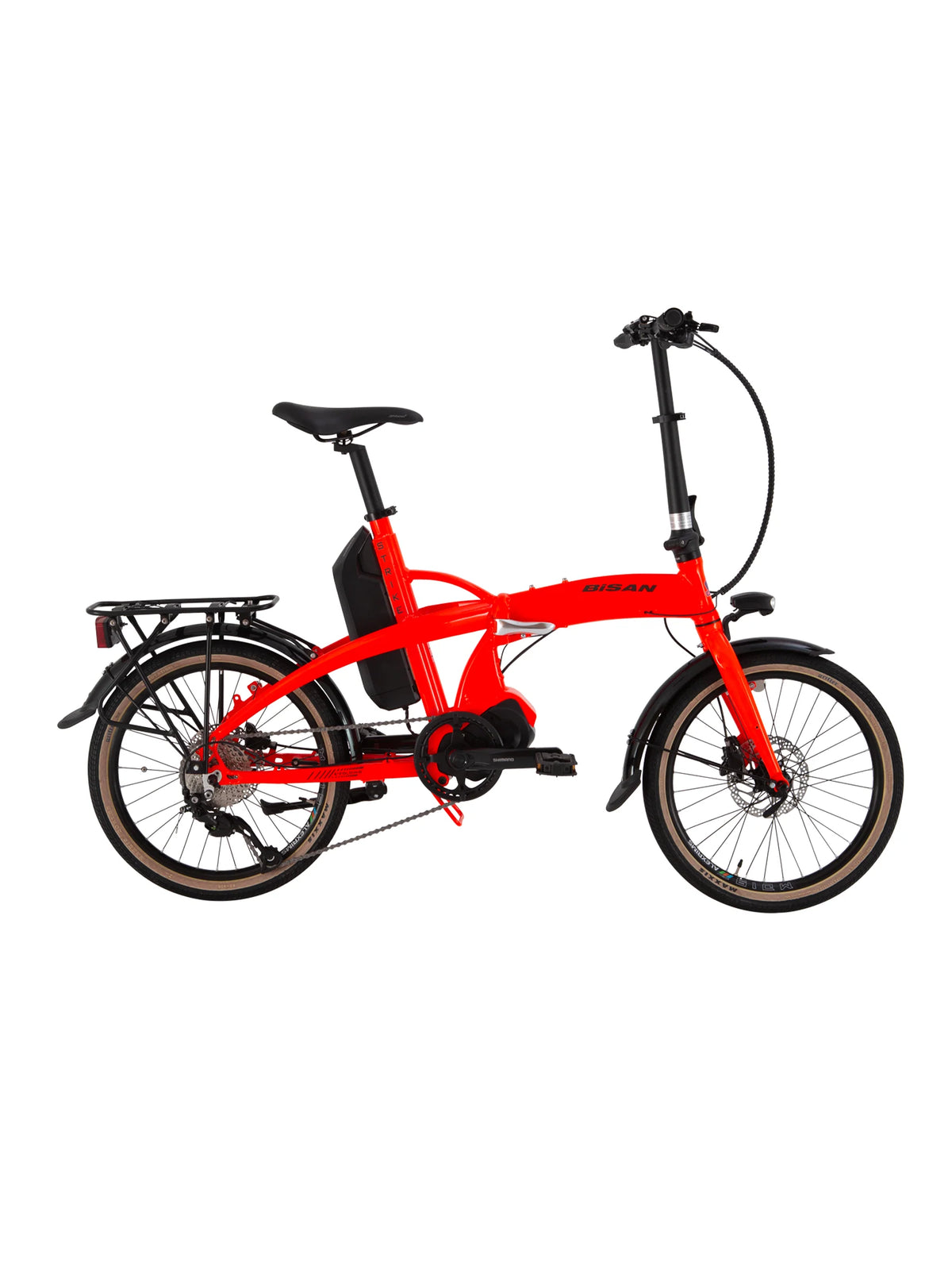 Bisan E-Folding Strike Elektrikli Katlanır Bisiklet Shimano Motorlu 2026