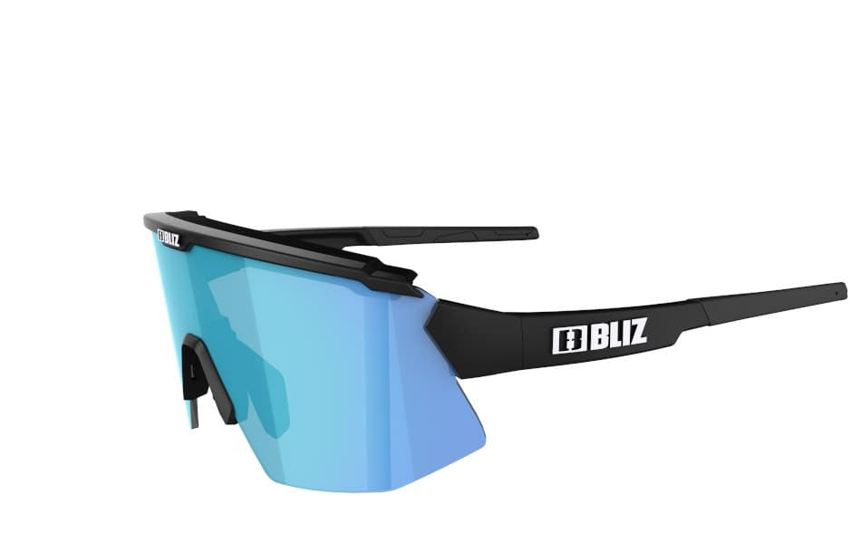 BLIZ Breeze Lunettes de soleil Matt Black Frame Brown With Blue Multi Lens ZB70020741