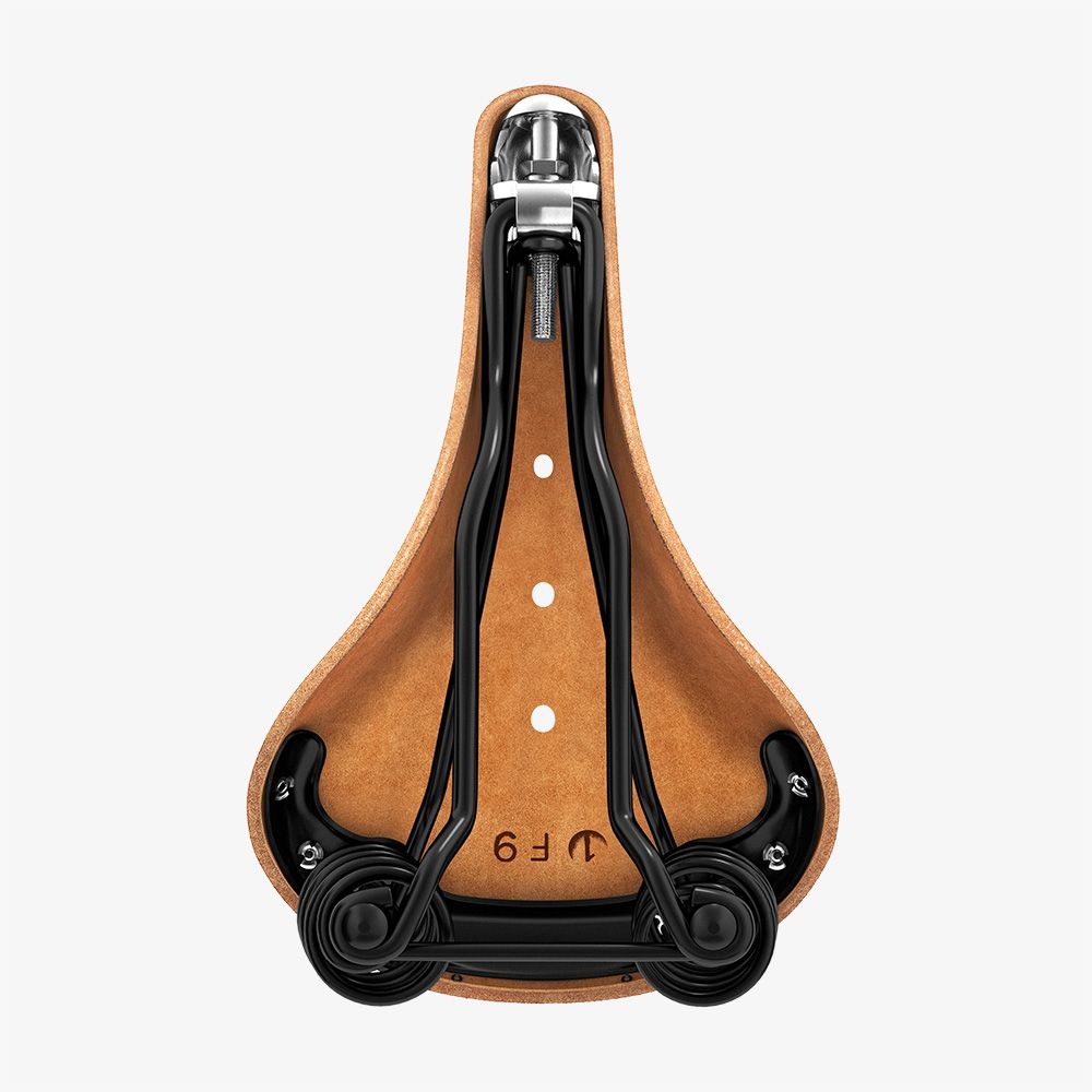 Brooks Flyer Deri Yaylı Bisiklet Selesi 175mm Bal Rengi B396H