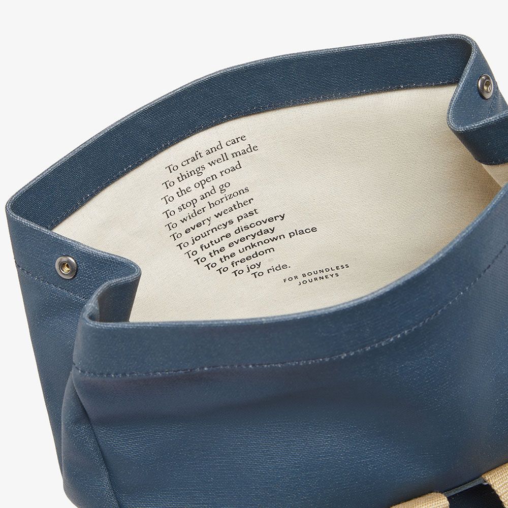 Brooks Pickwick Cotton Canvas Sırt Çantası 26LT Lacivert - Görsel 8