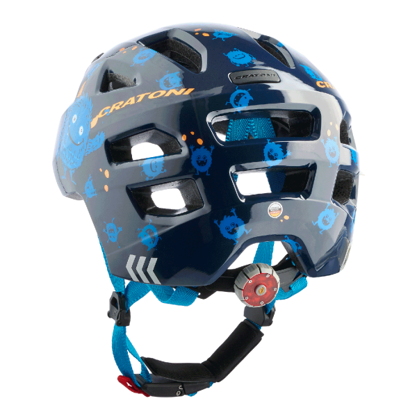 Cratoni MAXSTER Çocuk Kaskı Monster Blue Glossy S-M 51-56cm 111806H2