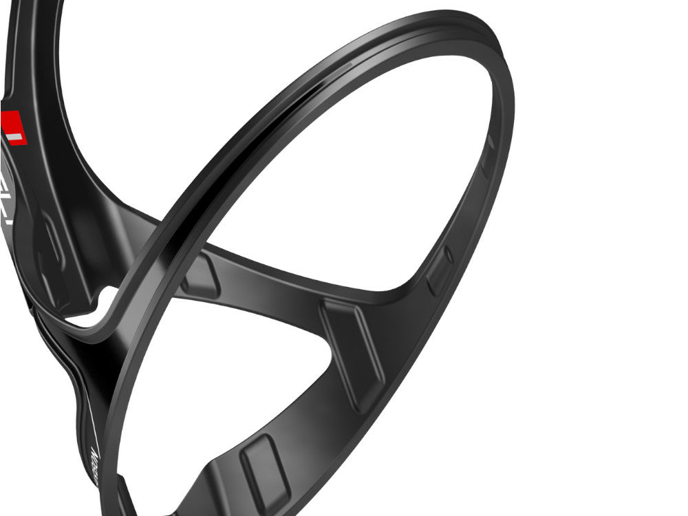 Elite Leggero Carbon Bisiklet Matara Kafesi Siyah Kırmızı