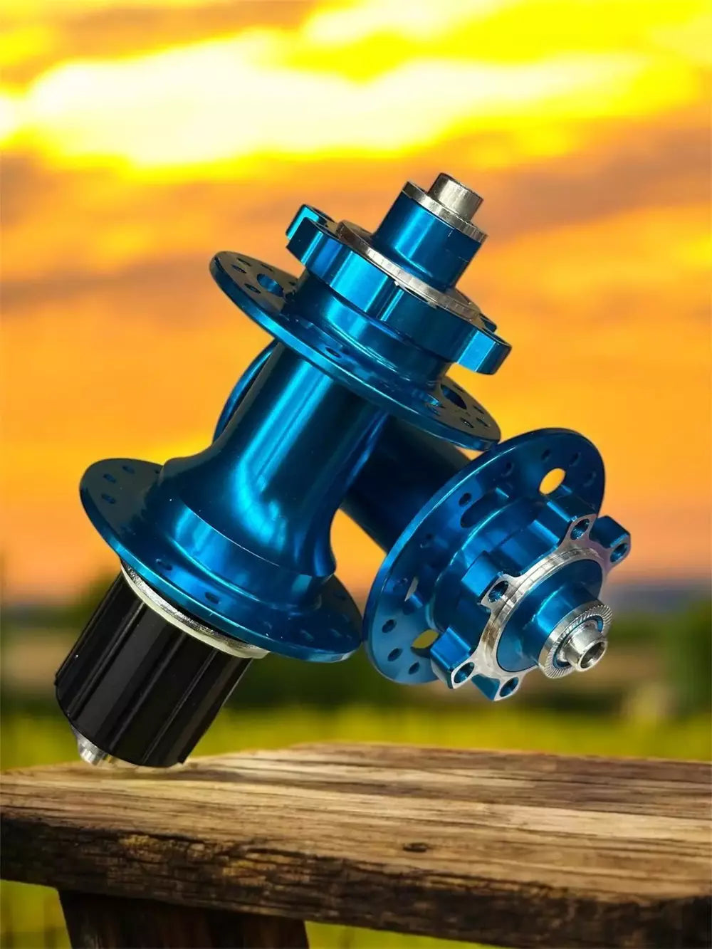 Forte GT Hub Sesli Ön Arka Göbek Seti Mavi XYBC-680 Mandallı 6 Vida Disk - Görsel 4