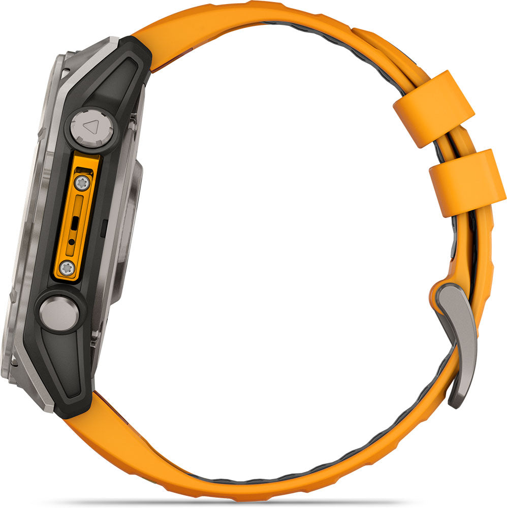 Garmin Fenix 8 Premium Multisport GPS Kol Saati Sapphire Amoled 51mm Turuncu 010-02905-11