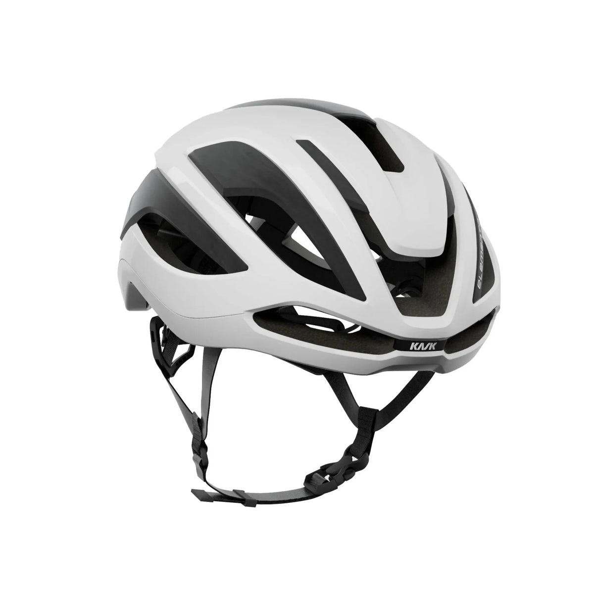 Kask Elemento Yol Bisiklet Kaskı Beyaz Large