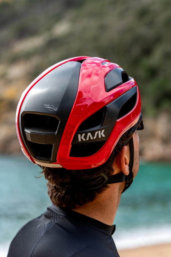 Kask Elemento Yol Bisikleti Kaskı Kırmızı Medium - Görsel 5