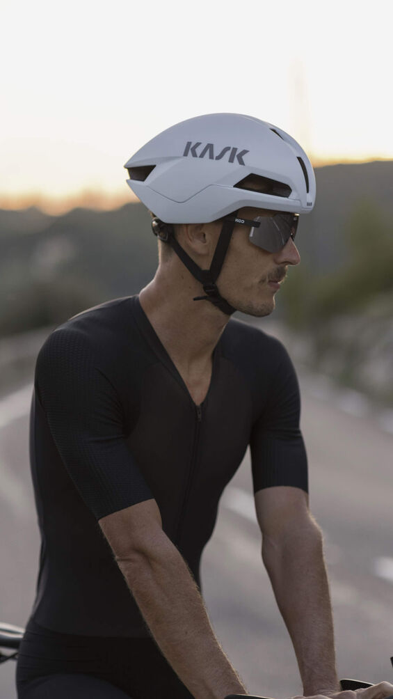 Kask Nirvana Yol Bisikleti Kaskı Mat Beyaz Large
