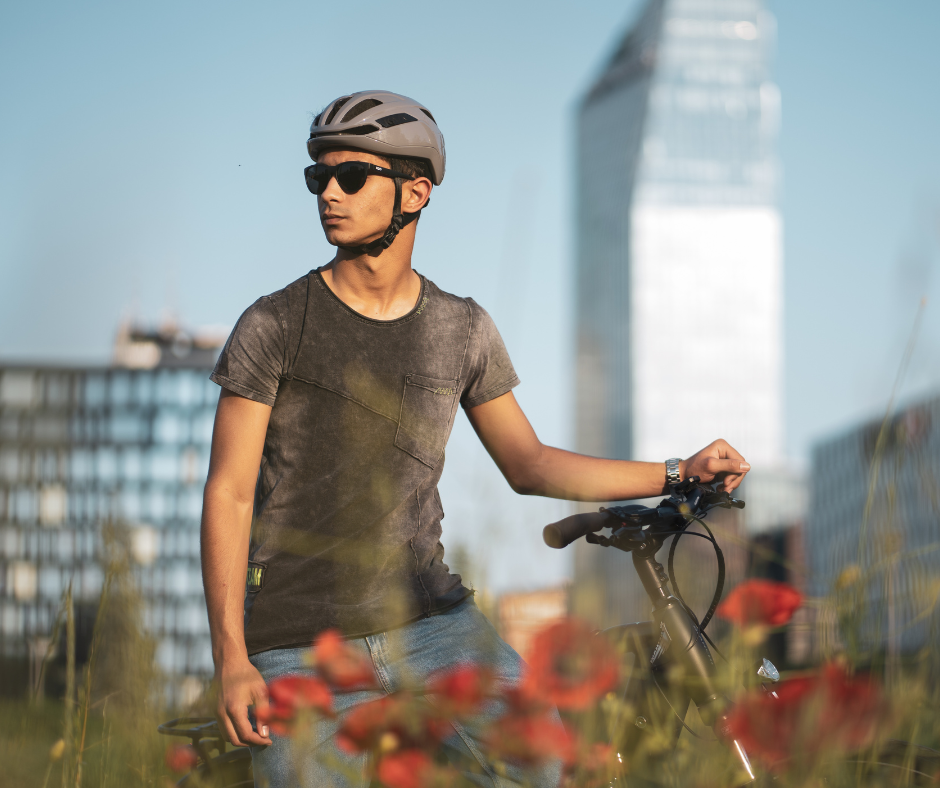 Kask Sintesi Bisiklet Kaskı Kırmızı Medium - Görsel 5
