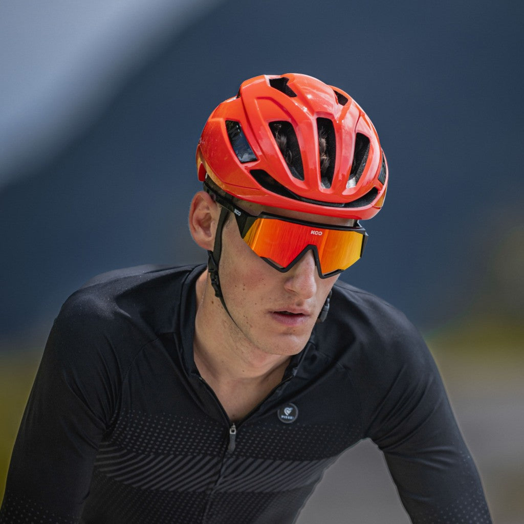 Kask Sintesi Bisiklet Kaskı Turuncu Medium