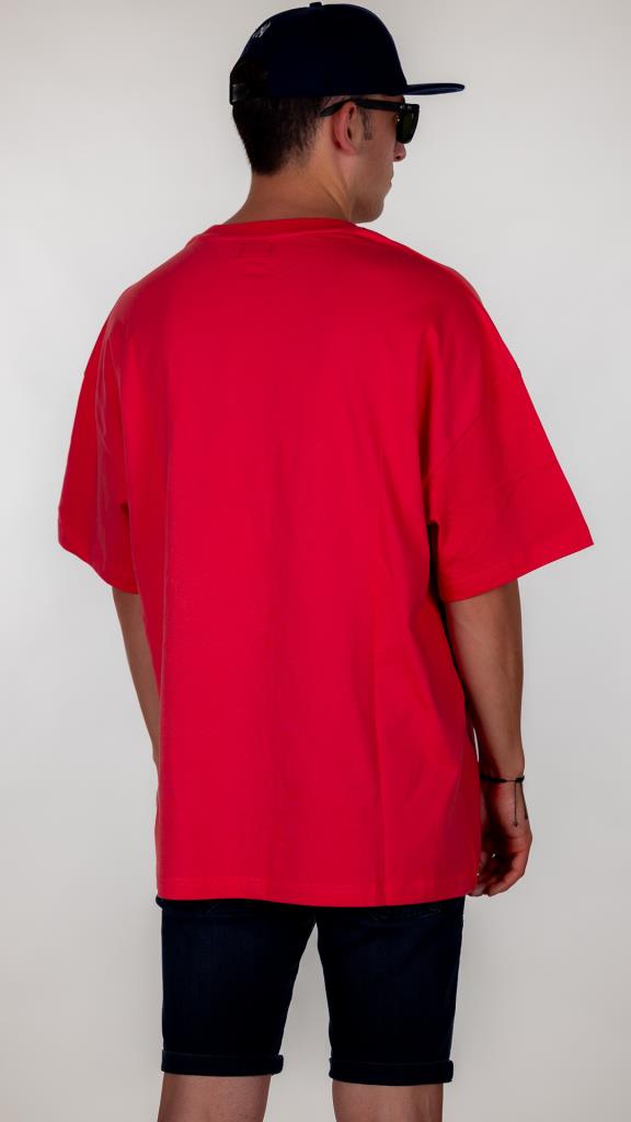 Nar Çiçeği Pyke Oversize Tişört - Görsel 7