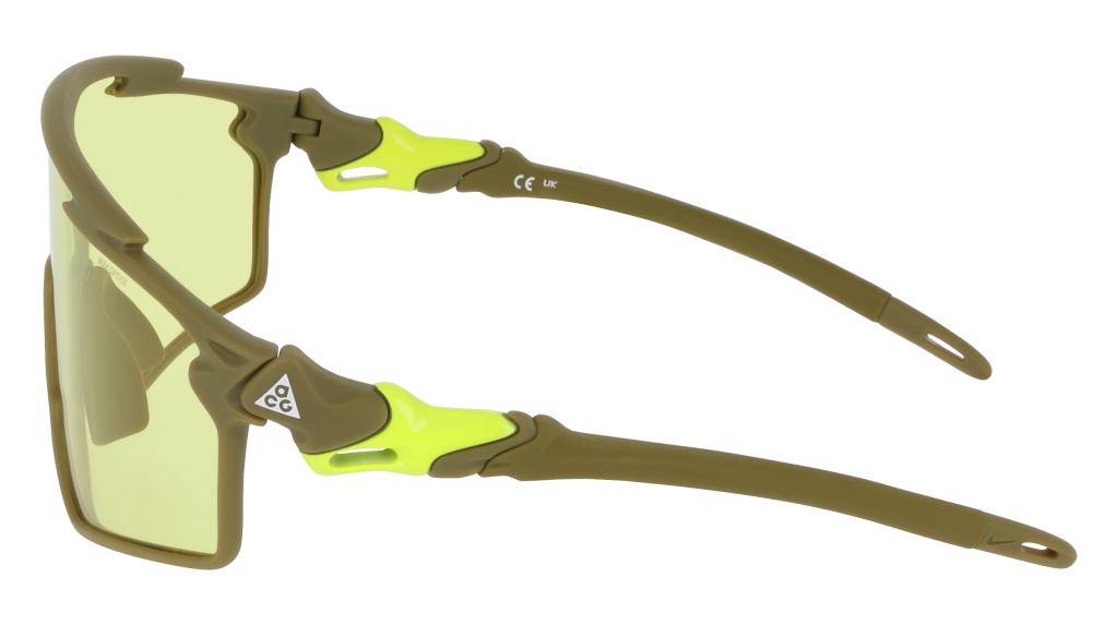 Nike ACG Vista Vert E Güneş Gözlüğü IQ9349X-368 Low Light Volt Matte Olive Flak Faible Tension De Lumiere