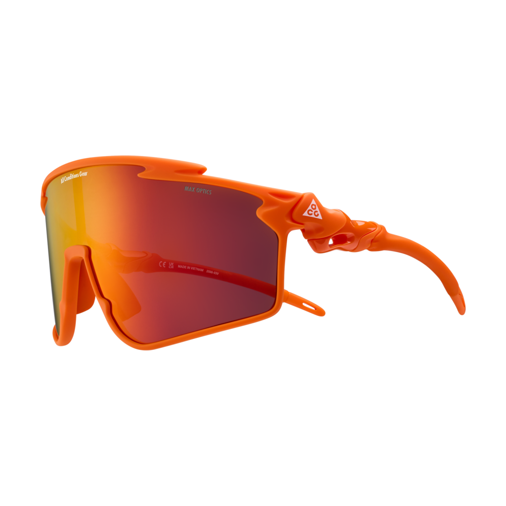 Nike ACG Vista Vert Occhiali da Sole IQ9346X-819 Orange Mirror Matte Safety Orange