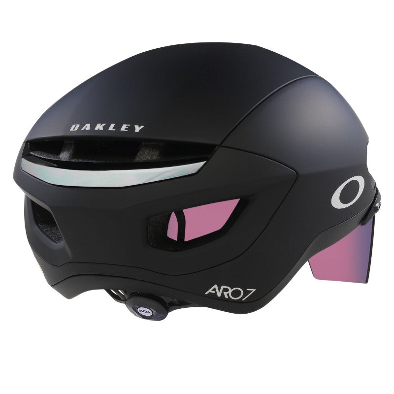Oakley ARO7 Road Mips Boa Ionic+ Gözlüklü Yol Bisikleti Kaskı Matte Black Prizm Road FOS901512 9XI Small - Görsel 5