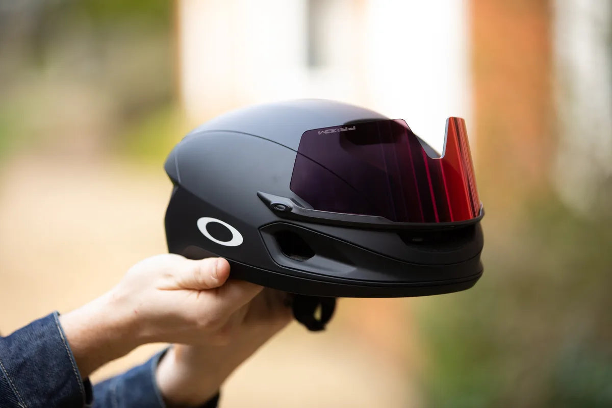 Oakley ARO7 Road Mips Boa Ionic+ Gözlüklü Yol Bisikleti Kaskı Matte Black Prizm Road FOS901512 9XI Small - Görsel 12