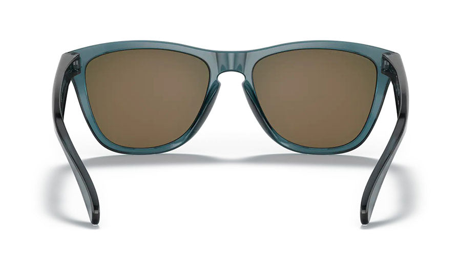 Oakley FrogSkins Sunglasses Polarized Crystal Black Prizm Sapphire Iridium Polarized