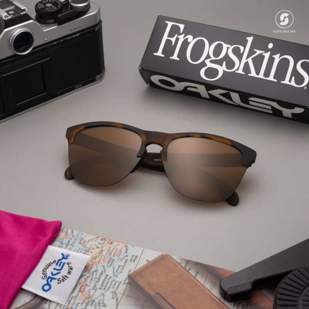 Oakley Frogskins Lite Güneş Gözlüğü Matte Brown Tortoise Prizm Brown Gradient 50 Ekartman