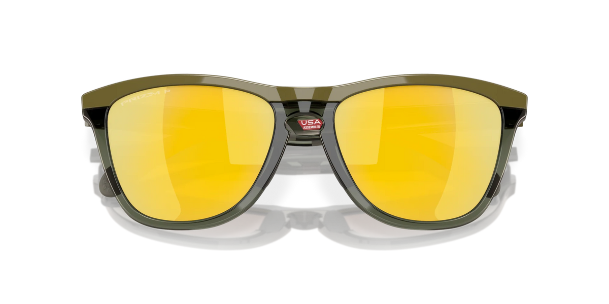 Oakley FrogSkins Range Polarize Güneş Gözlüğü 928408 Dark Brush/Olive Ink Prizm 24K Polarized