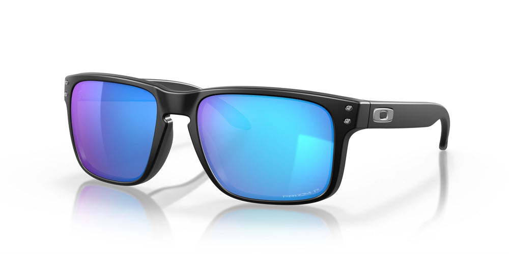 Oakley Holbrook Polarize Güneş Gözlüğü 9102F0 Matte Black Prizm Sapphire Irid Polar
