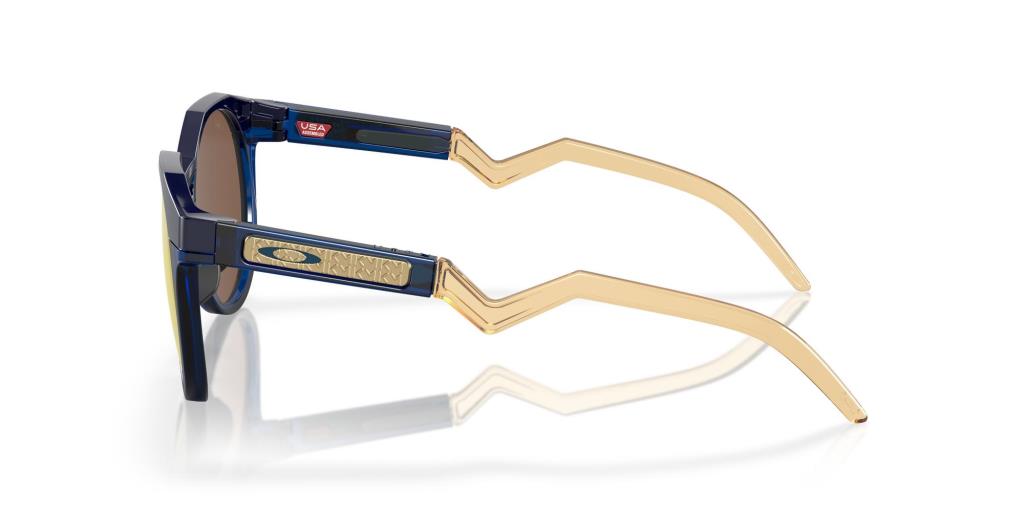 Oakley HSTN Mbappe İmzalı Polarize Güneş Gözlüğü 924211 Navy Trans Blue Prizm 24K Polarized