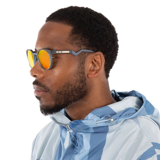 Oakley HSTN Mbappe İmzalı Polarize Güneş Gözlüğü 924211 Navy Trans Blue Prizm 24K Polarized