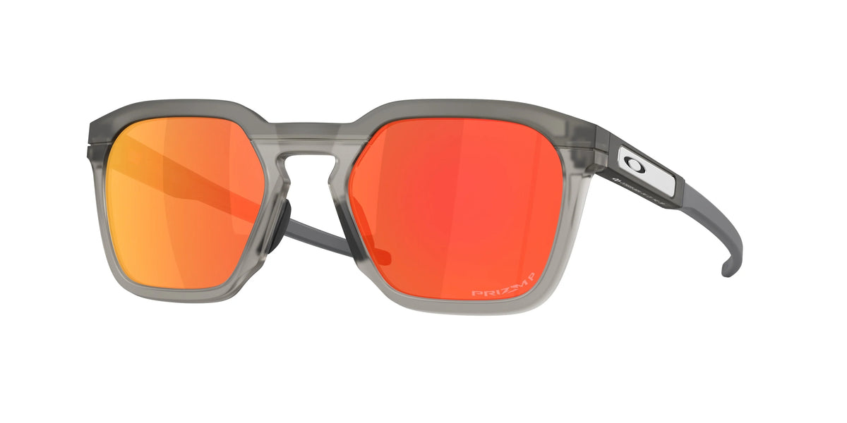 Oakley HSTN SQ 2.0 Polarize Güneş Gözlüğü 955506 Matte Grey Smoke Prizm Ruby Polarized