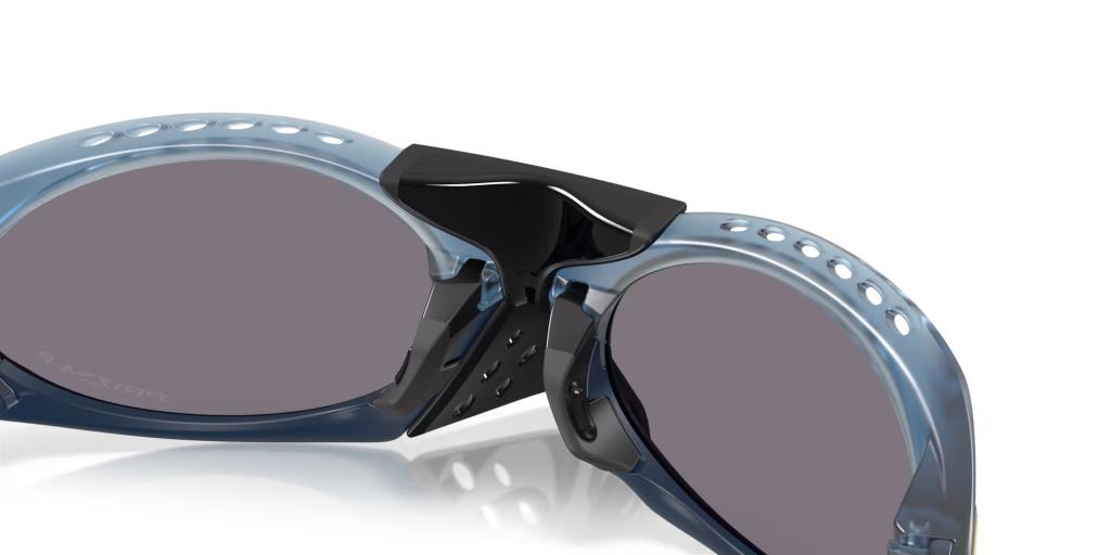 Oakley Plantaris Polarized Sunglasses 943709 Matte Trans Abyss Prizm Grey Polar
