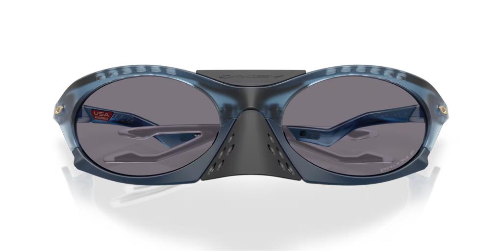 Oakley Plantaris Polarized Sunglasses 943709 Matte Trans Abyss Prizm Grey Polar