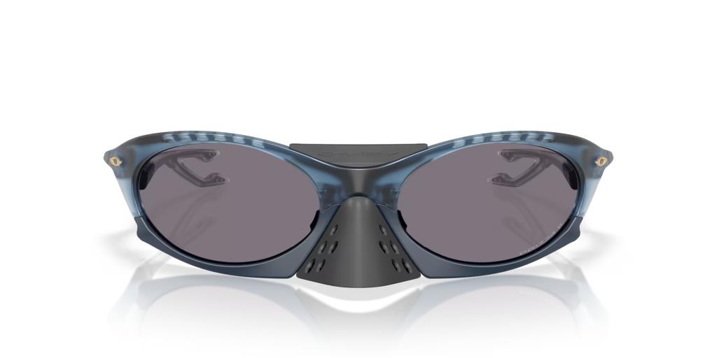 Oakley Plantaris Polarized Sunglasses 943709 Matte Trans Abyss Prizm Grey Polar