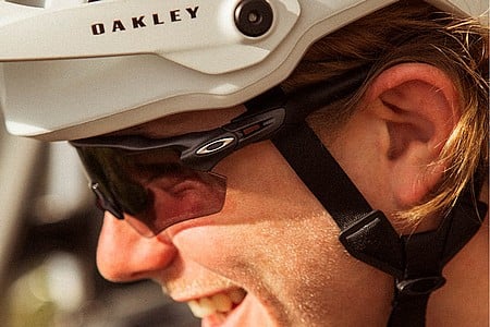 Oakley Radar Home Path Cycling Sunglasses Matte Black Camo Prizm Deep Water Polar