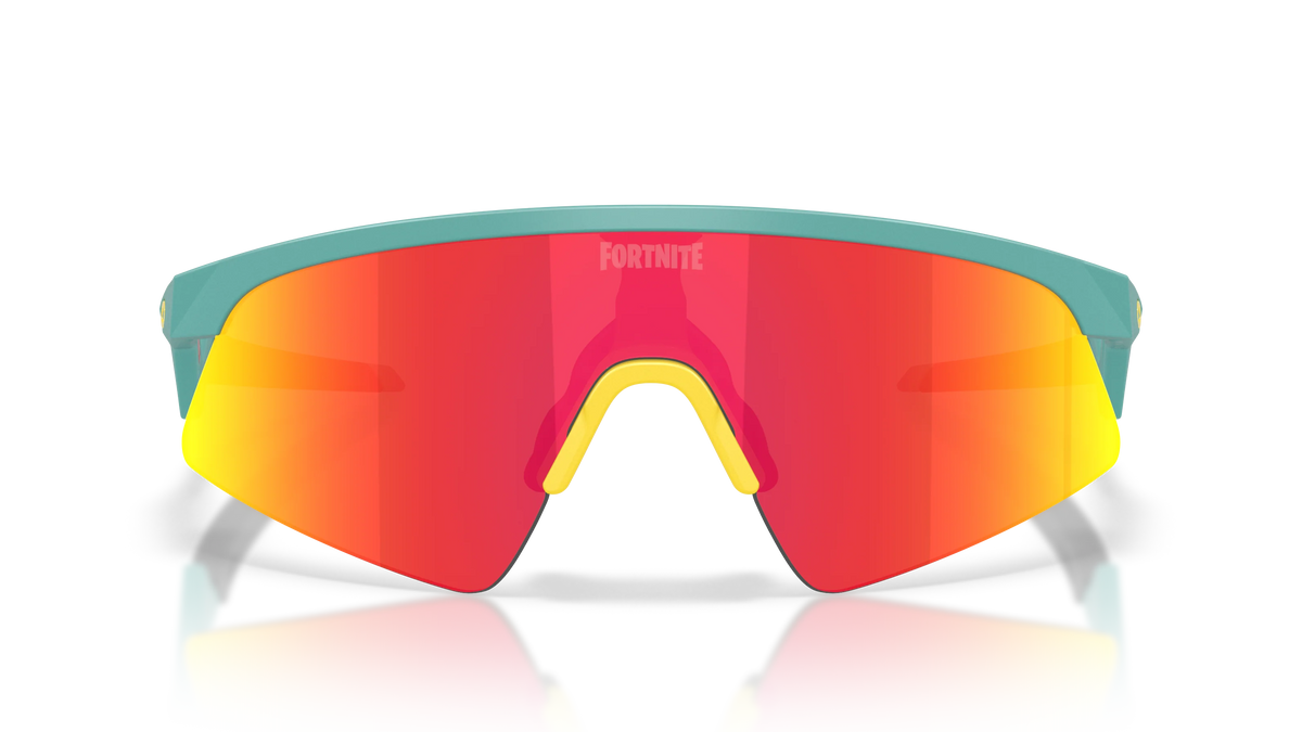 Oakley Resistor Sweep Fortnite Özel Seri Genç Güneş Gözlüğü J901515 Matte Pacific Prizm Ruby