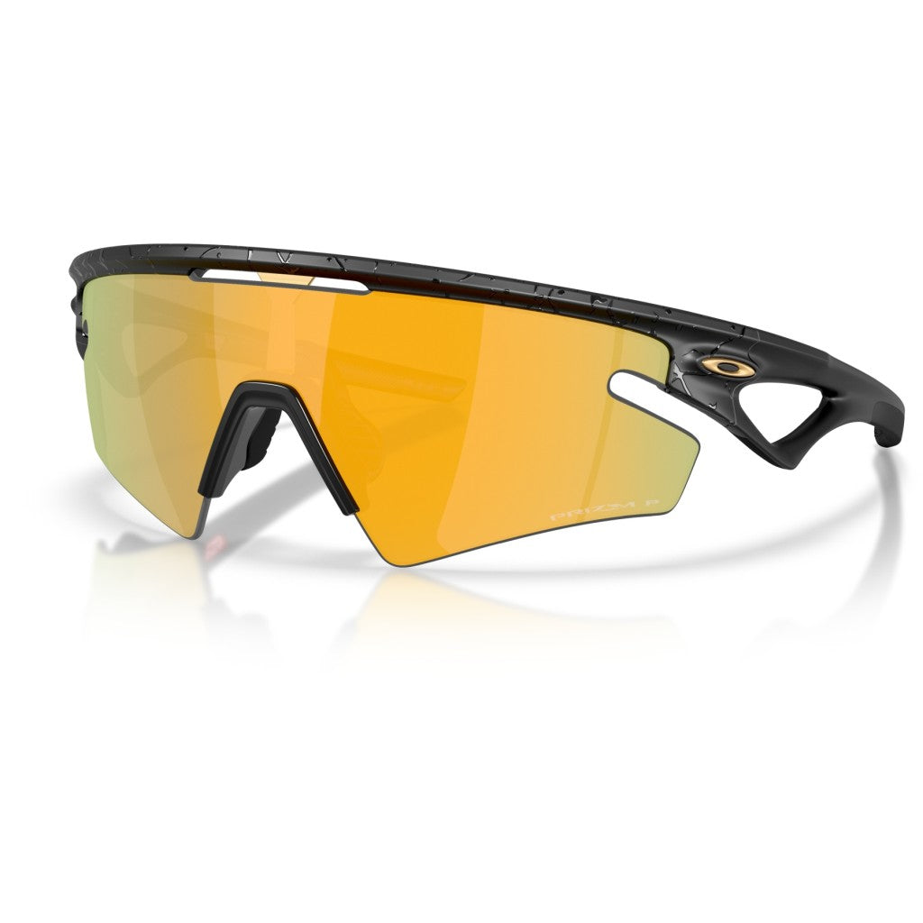Oakley Sphaera Slash Polarize Güneş Gözlüğü 949915 Matte Black Splatter Prizm 24K Polar