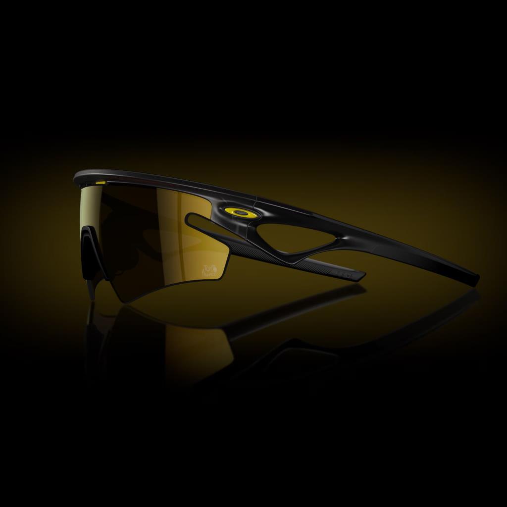 Oakley Sphaera Slash Tour De France Özel Seri Polarize Güneş Gözlüğü 949908 TDF Matte Black Ink Prizm 24K Polarized
