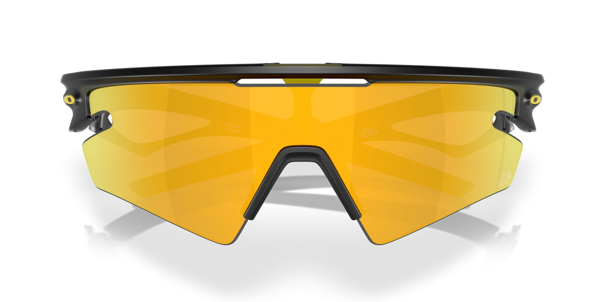 Oakley Sphaera Slash Tour De France Özel Seri Polarize Güneş Gözlüğü 949908 TDF Matte Black Ink Prizm 24K Polarized