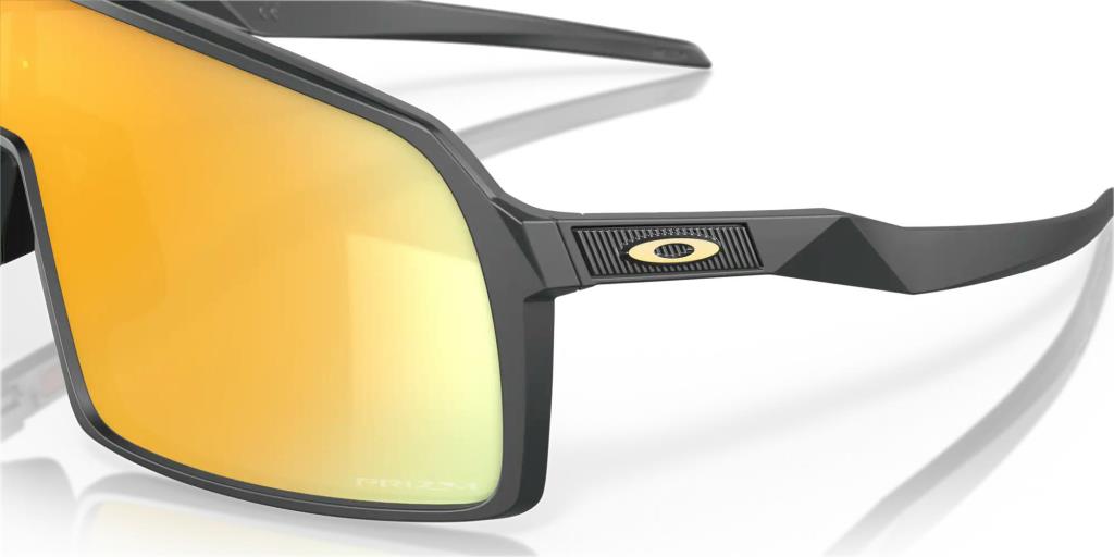 Oakley Sutro Bisiklet Güneş Gözlüğü Matte Carbon Prizm 24K - Görsel 6