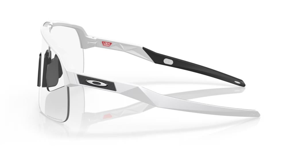 Oakley Sutro Lite Photochromic Bisiklet Güneş Gözlüğü 946346 Matte White Clear PhotoChromic - Görsel 8