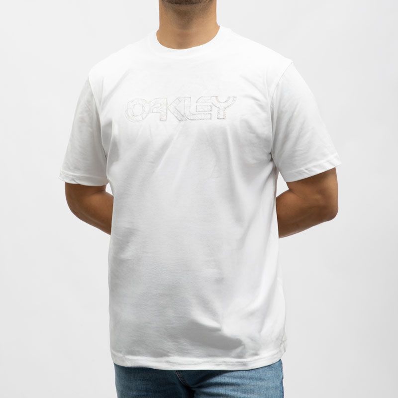 Oakley WIRE B1B Tee Tişört FOA403340 100 White