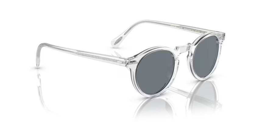 Oliver Peoples Gregory Peck Sun Photochromic Güneş Gözlüğü OV5217S 1101R8 Crystal Crystal Indigo Photochromic 50 Ekartman