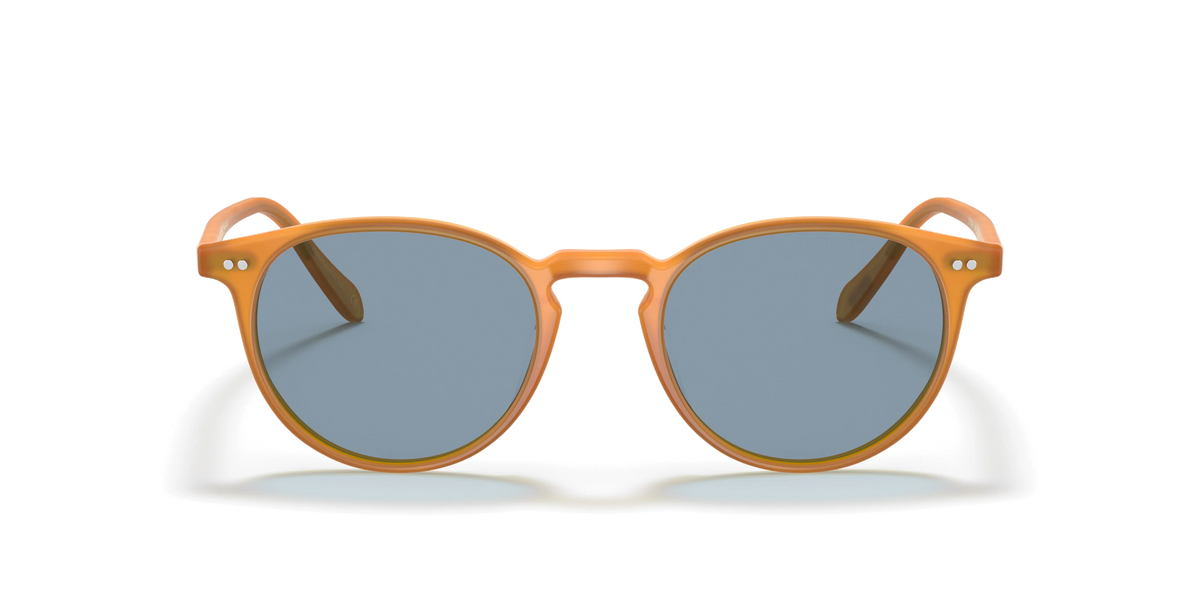 Oliver Peoples Riley Sun Güneş Gözlüğü OV5004SU 169956 Semi Matte Amber Tortoise Cobalto 49 Ekartman