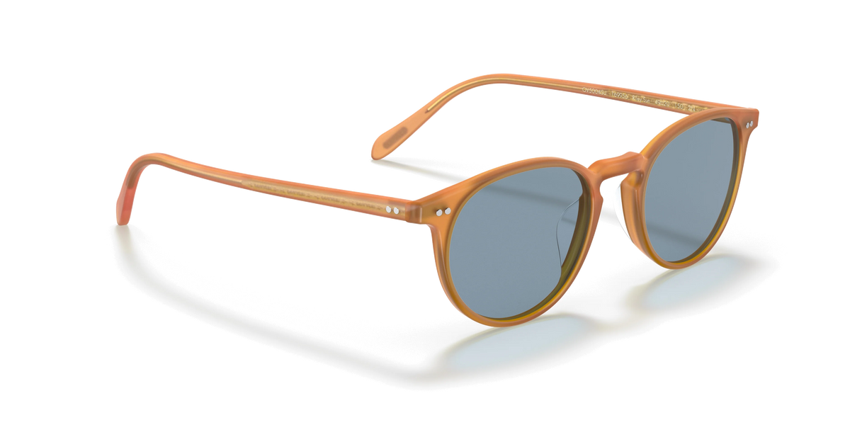 Oliver Peoples Riley Sun Güneş Gözlüğü OV5004SU 169956 Semi Matte Amber Tortoise Cobalto 49 Ekartman