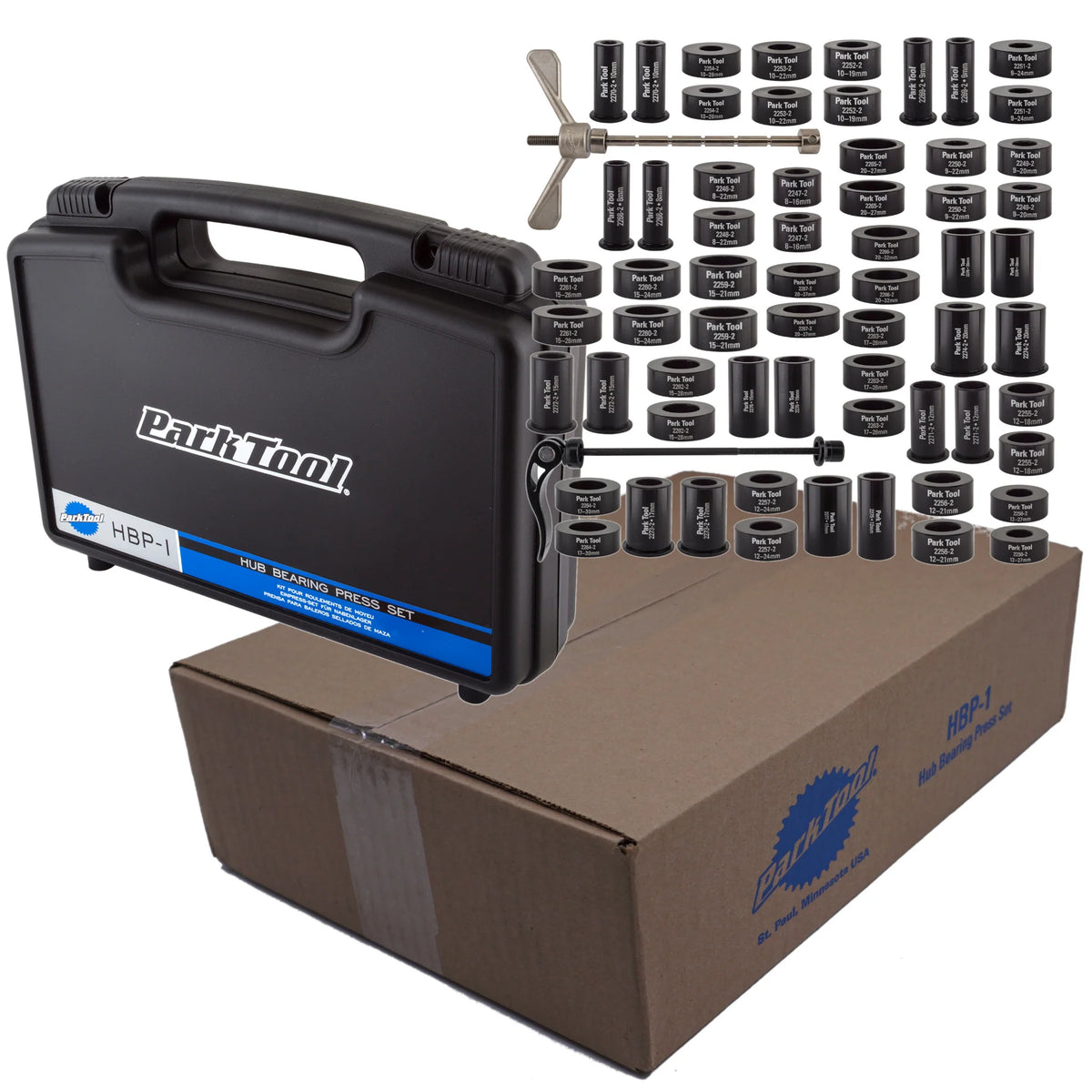 Park Tool Göbek Rulmanları İçin Pres Seti HBP-1 PTHBP1 - Görsel 5