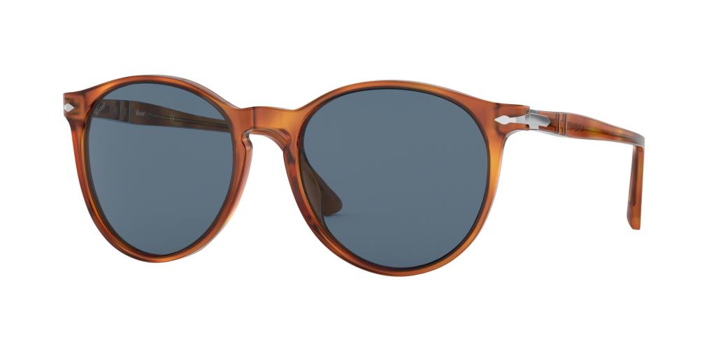 Persol 0PO3228S Güneş Gözlüğü Terra Di Siena Light Blue 96/56 53