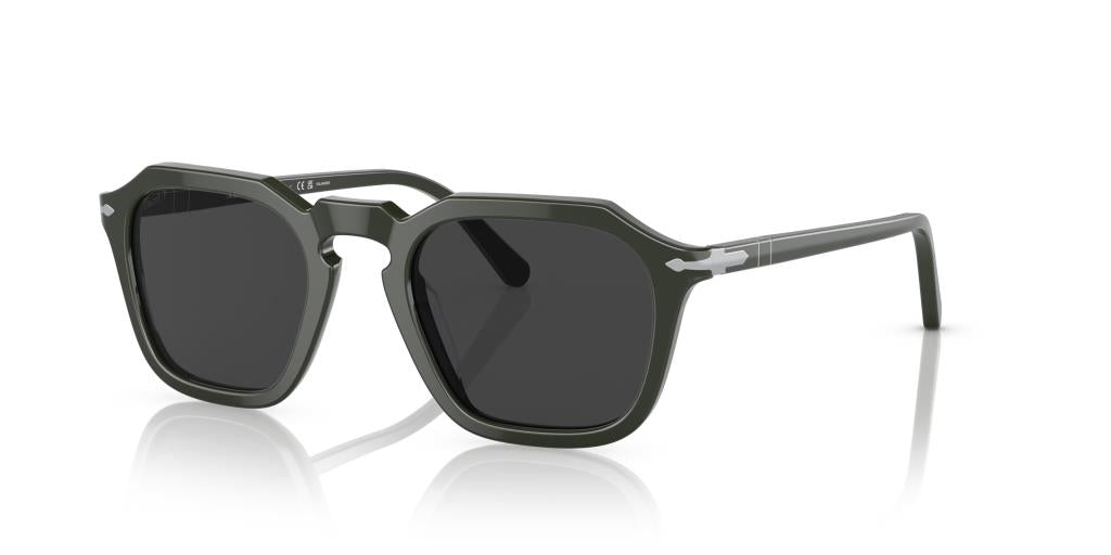 Persol 0PO3292S Polarize Güneş Gözlüğü Dark Green Polar Black 1188483P 52 Ekartman