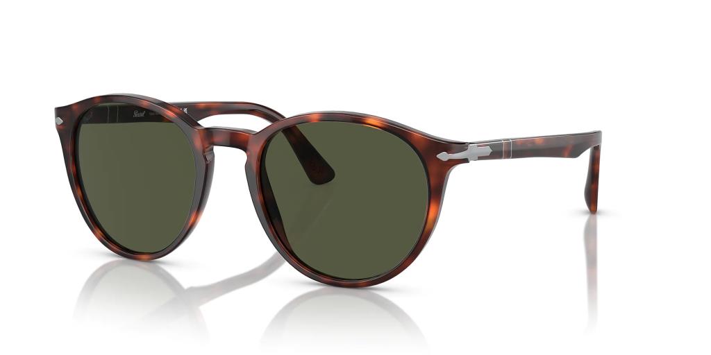 Persol Güneş Gözlüğü PO 3152S 901531 52 Ekartman Havana Green