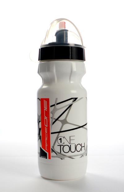 Raceone Onetouch 750 ML Blanc Bidon Vélo Ouverture Facile