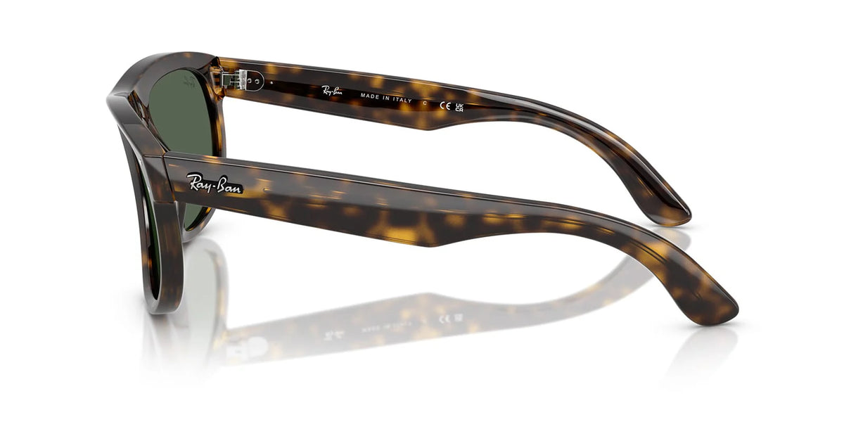 Ray-Ban Boyfriend Reverse Güneş Gözlüğü RBR0501S 6790VR 56 Ekartman Dark Havana Dark Green - Görsel 3