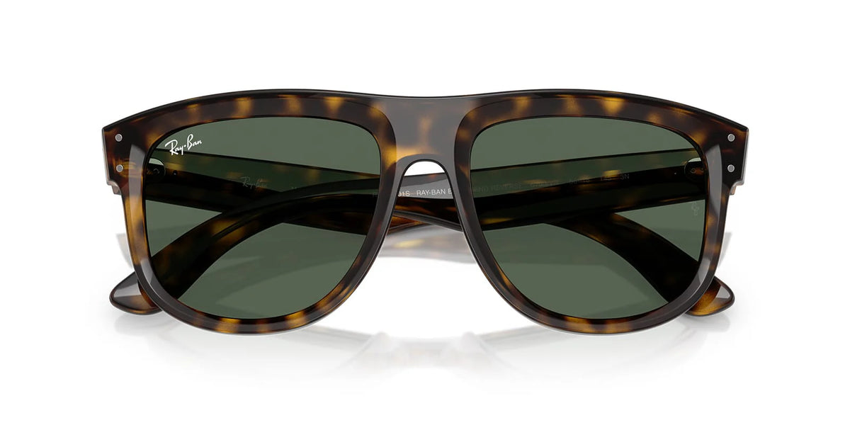 Ray-Ban Boyfriend Reverse Güneş Gözlüğü RBR0501S 6790VR 56 Ekartman Dark Havana Dark Green - Görsel 4